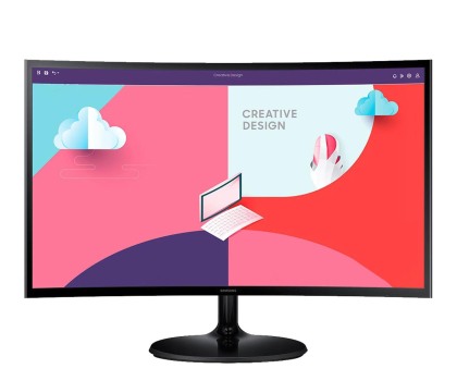 Monitor LED 24" (23,5"-26,4") SAMSUNG 24"'' LS24C360EAUXEN Czarny